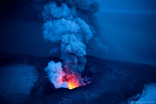 Erupción volcán Eyjafjallajökull