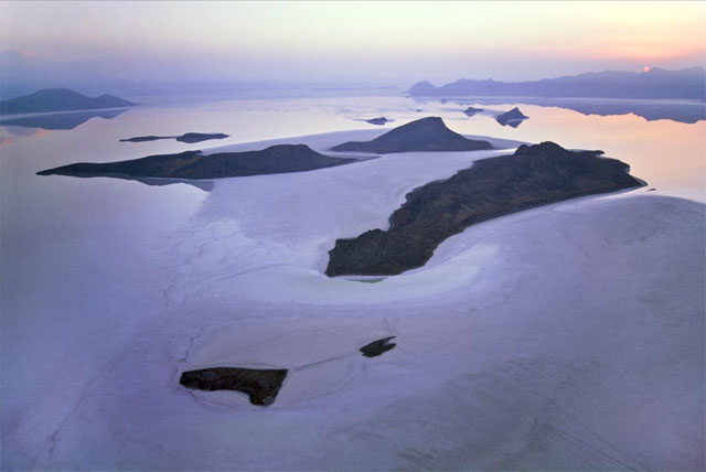Lago Tashk en Irán