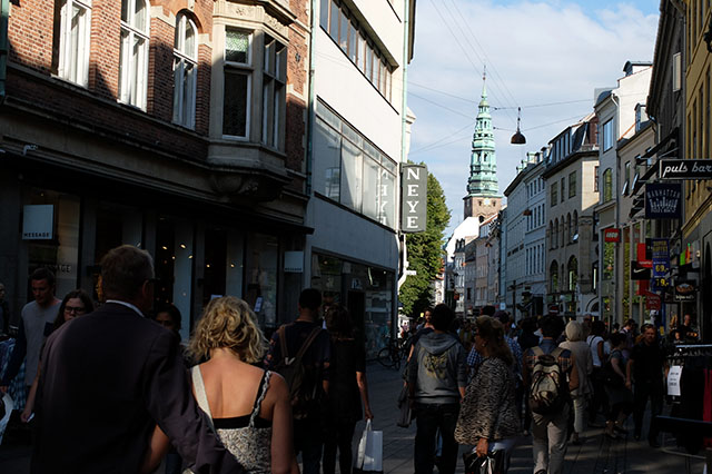 Strøget, la calle peatonal más larga de Europa