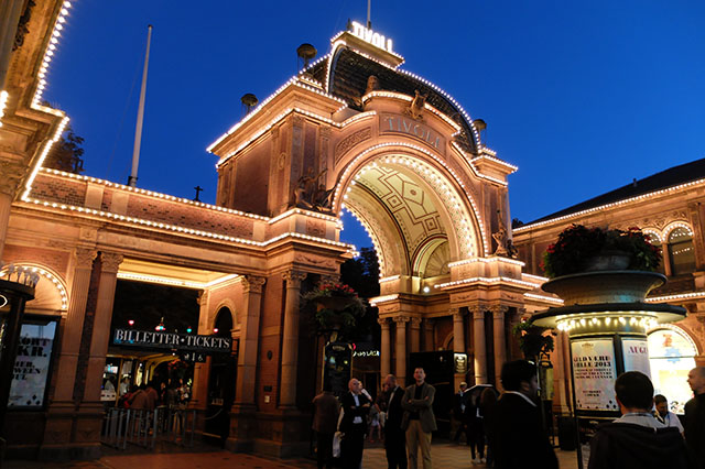 Parque de atracciones de Tivoli en Copenhague